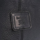 Burberrys Shoulder Bag Leather Black Gold Tone Auth 201263A-20