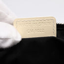 Christian Dior Trotter Saddle Accessory Pouch PVC Black White Auth 201266V-19
