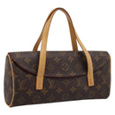 LOUIS VUITTON Monogram Sonatine Hand Bag M51902 LV Auth 201268V-1
