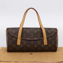 LOUIS VUITTON Monogram Sonatine Hand Bag M51902 LV Auth 201268V-12