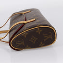 LOUIS VUITTON Monogram Sonatine Hand Bag M51902 LV Auth 201268V-3