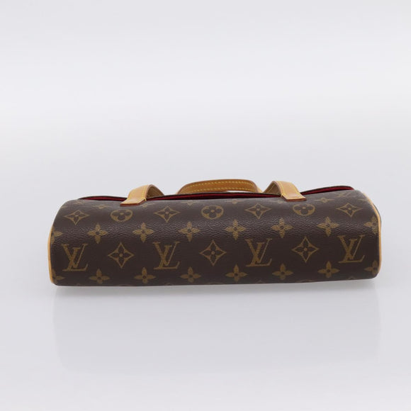 LOUIS VUITTON Monogram Sonatine Hand Bag M51902 LV Auth 201268V