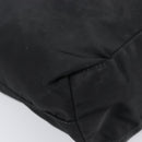 PRADA Shoulder Bag Nylon Black Silver Auth 201270-19