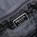 PRADA Shoulder Bag Nylon Black Silver Auth 201270-21