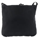 PRADA Shoulder Bag Nylon Black Silver Auth 201270-2