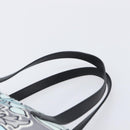 PRADA Tote Bag Nylon 2way Light Blue Silver Auth 201271A-14