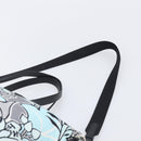 PRADA Tote Bag Nylon 2way Light Blue Silver Auth 201271A-15