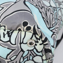 PRADA Tote Bag Nylon 2way Light Blue Silver Auth 201271A-17