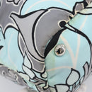 PRADA Tote Bag Nylon 2way Light Blue Silver Auth 201271A-20
