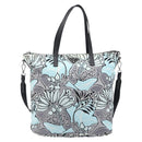 PRADA Tote Bag Nylon 2way Light Blue Silver Auth 201271A-13