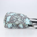 PRADA Tote Bag Nylon 2way Light Blue Silver Auth 201271A-3
