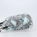 PRADA Tote Bag Nylon 2way Light Blue Silver Auth 201271A-4