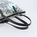 PRADA Tote Bag Nylon 2way Light Blue Silver Auth 201271A-9