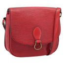 LOUIS VUITTON Epi Saint Cloud GM Shoulder Bag Red M52197 LV Auth 201273-1
