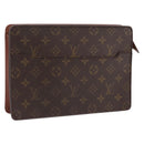 LOUIS VUITTON Monogram Pochette Homme Clutch Bag M51795 LV Auth 201275-1