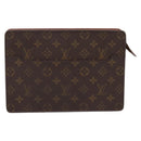 LOUIS VUITTON Monogram Pochette Homme Clutch Bag M51795 LV Auth 201275-13