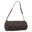 LOUIS VUITTON Monogram Papillon Pouch LV Auth 201276-1