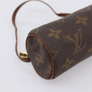 LOUIS VUITTON Monogram Papillon Pouch LV Auth 201276-15