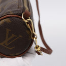 LOUIS VUITTON Monogram Papillon Pouch LV Auth 201276-9