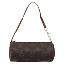 LOUIS VUITTON Monogram Papillon Pouch LV Auth 201276-13