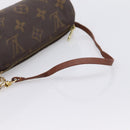 LOUIS VUITTON Monogram Papillon Pouch LV Auth 201276-7
