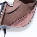 LOEWE Shoulder Bag Leather Black Gold Tone Auth 201277-12