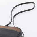 LOEWE Shoulder Bag Leather Black Gold Tone Auth 201277-8