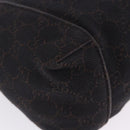 GUCCI GG Canvas Shoulder Bag Black 101333 Auth 201278A-10
