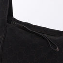 GUCCI GG Canvas Shoulder Bag Black 101333 Auth 201278A-14