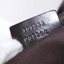 GUCCI GG Canvas Shoulder Bag Black 101333 Auth 201278A-21