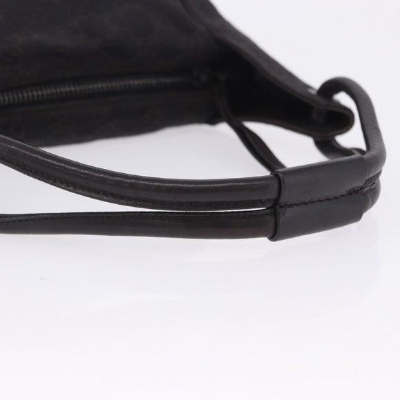 GUCCI GG Canvas Shoulder Bag Black 101333 Auth 201278A