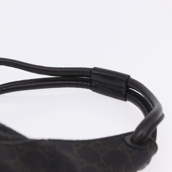 GUCCI GG Canvas Shoulder Bag Black 101333 Auth 201278A