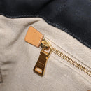 PRADA Canapa GM Hand Bag Canvas Black Pink Auth 201284-22