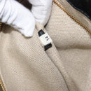 PRADA Canapa GM Hand Bag Canvas Black Pink Auth 201284-12
