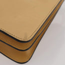 Chloe Fay Shoulder Bag Suede Beige Gold Tone Auth 201285-14