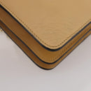 Chloe Fay Shoulder Bag Suede Beige Gold Tone Auth 201285-15