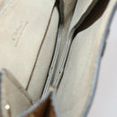 Chloe Fay Shoulder Bag Suede Beige Gold Tone Auth 201285-18