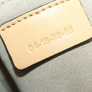 Chloe Fay Shoulder Bag Suede Beige Gold Tone Auth 201285-23