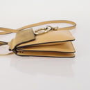 Chloe Fay Shoulder Bag Suede Beige Gold Tone Auth 201285-5