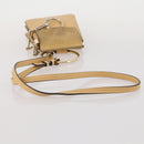 Chloe Fay Shoulder Bag Suede Beige Gold Tone Auth 201285-7
