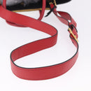 Miu Miu Biker Matelasse Hand Bag Leather 2way Ivory Red Auth 201287-9
