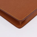 LOUIS VUITTON Epi Porte Documents Bandouliere Zipangu Gold M54468 LV Auth 201296-16