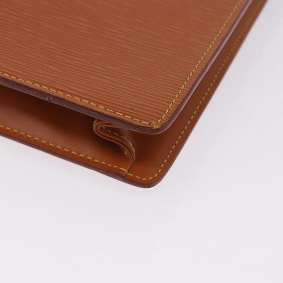 LOUIS VUITTON Epi Porte Documents Bandouliere Zipangu Gold M54468 LV Auth 201296