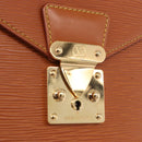 LOUIS VUITTON Epi Porte Documents Bandouliere Zipangu Gold M54468 LV Auth 201296-20
