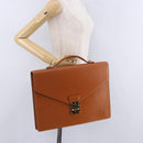 LOUIS VUITTON Epi Porte Documents Bandouliere Zipangu Gold M54468 LV Auth 201296-29