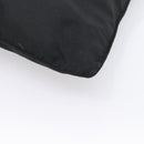 PRADA Shoulder Bag Nylon Black Silver Auth 201298-12