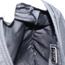 PRADA Shoulder Bag Nylon Black Silver Auth 201298-20