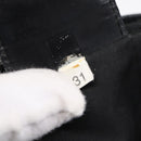 PRADA Shoulder Bag Nylon Black Silver Auth 201298-21