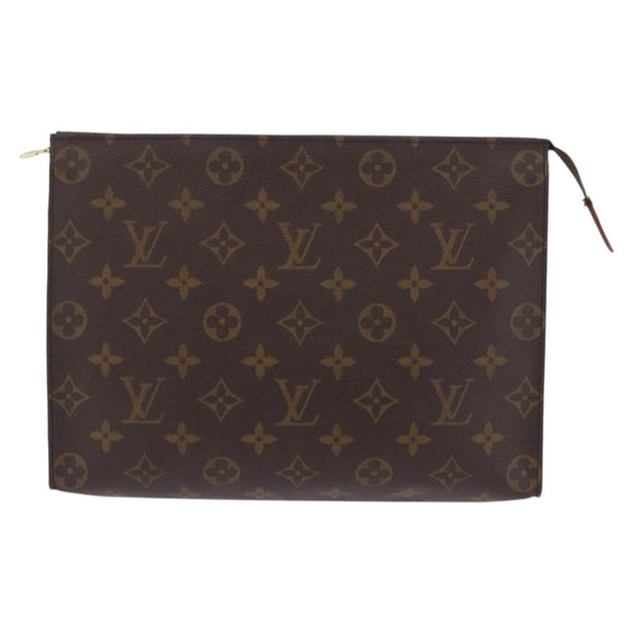 LOUIS VUITTON Monogram Poche Toilette 26 Pouch M47542 LV Auth 201299