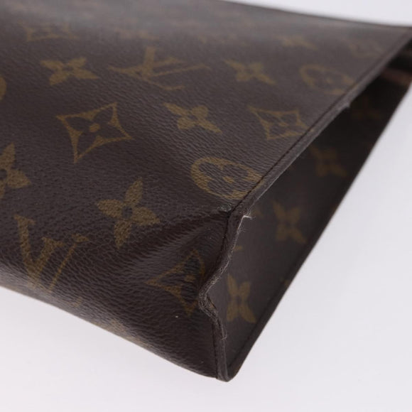 LOUIS VUITTON Monogram Poche Toilette 26 Pouch M47542 LV Auth 201299
